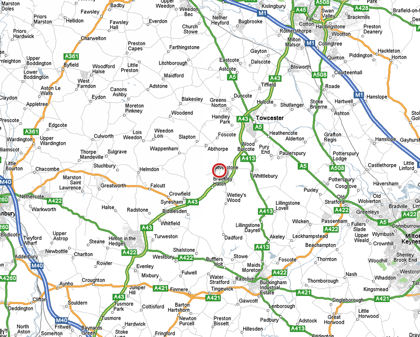 Location of Brackley